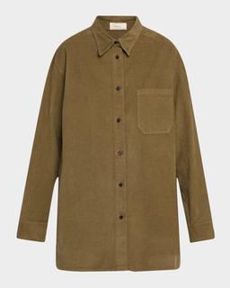 Idro Corduroy Collared Shirt