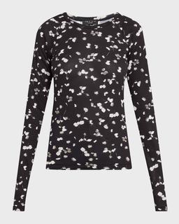 Shaw Paneled Long-Sleeve Top