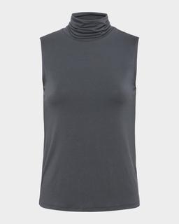 Ceci Sleeveless Turtleneck Top