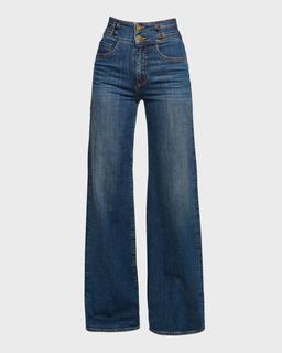 Liv High-Rise Wide-Leg Jeans