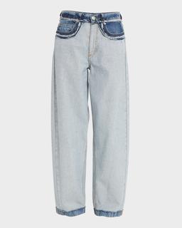 Low-Waisted Reverse Jeans