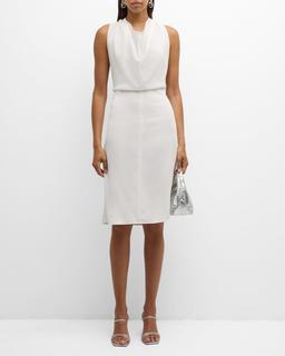 Open Back Halter Dress