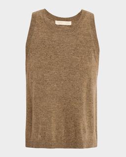 Desiree Speckled Wool Tank