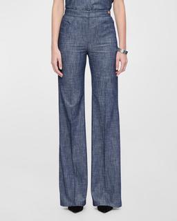 Tonne High-Rise Stretch Denim Pants