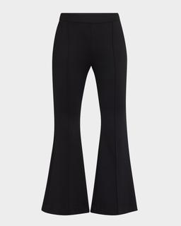 Scuba Flare Cropped Pants