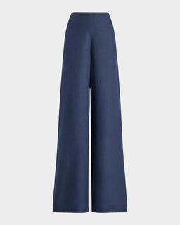 Daria Linen Wide-Leg Pants