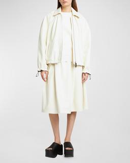 Leather Short Sleeve Top