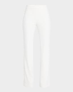 Marais Buttoned Crepe Trousers
