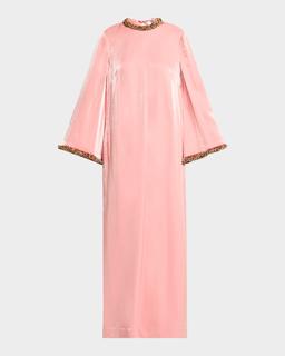 Orion Beaded Trim Gown