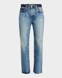 Micanopy Distressed Straight Jeans