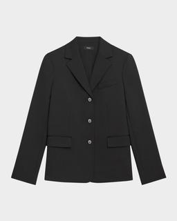 3-Button Stretch Tailored Jacket