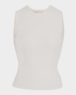 Sid Ribbed Sleeveless Pullover