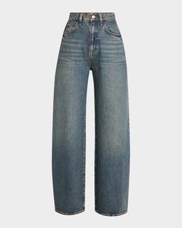 Gerri High-Rise Barrel Jeans