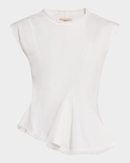 Jordan Asymmetric Peplem-Hem Top