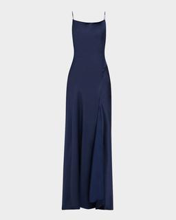 Finley Sleeveless Cowl-Neck Gown