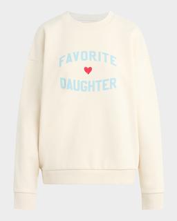 Favorite Daughter Heart Logo Sweatshirt