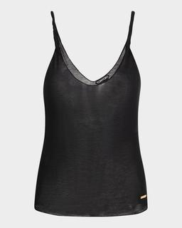 Peachy Hand Bamboo Jersey Tank Top