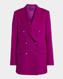 Double-Breasted Cashmere Jacket