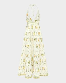 Jacinta Backless Halter Maxi Dress