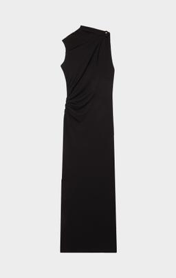 Sleeveless Draped Maxi Dress