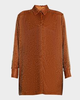 Embellished Long-Sleeve Shirt