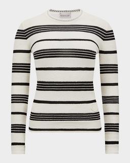 Stripe Crewneck Sweater