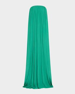 Wynn Strapless Ruched Gown