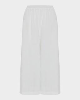 Flared Linen Culottes