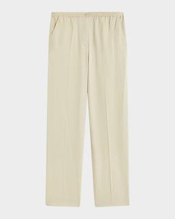 Tahiti Straight-Leg Soft Viscose Trousers