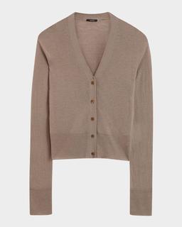 Cashair Semi-Sheer Cashmere Cardigan