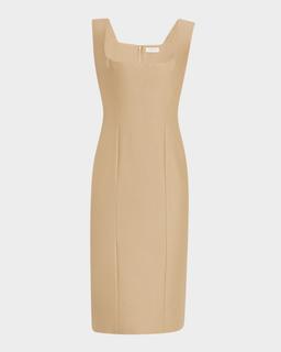 Ballestra Cotton-Silk Sleeveless Dress