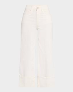 Sasha Ankle Jeans with Wide Cuffs