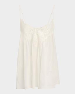 Macy Lace-Trim Top