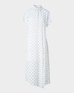 Polka Dot Polo Shirtdress