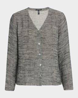 Gauzy Organic Linen-Blend Shirt