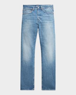 High-Rise Relaxed Straight Jeans