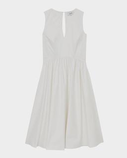 Liza Sleeveless Cotton Midi Dress