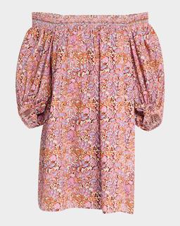 Caldera Off-Shoulder Shift Dress