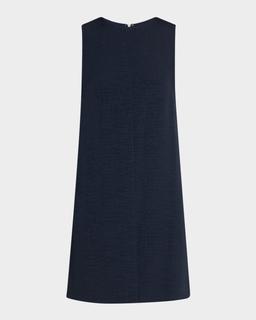 Sleeveless Front-Slit Tunic Mini Dress