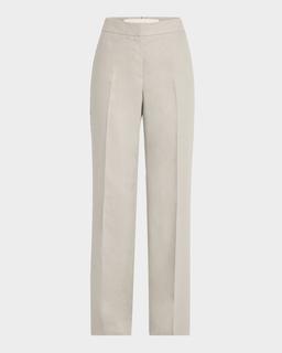 Sullivan Linen Pants with Crochet Detail