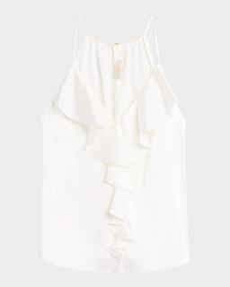 Bronwyn Ruffle-Trim Tank Top