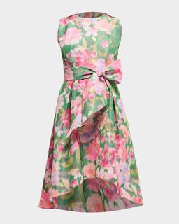 Keegan Sleeveless Floral-Print Dress
