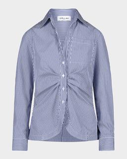 Sierra Striped Poplin Shirt