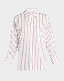 The New Earl Striped Button-Front Shirt