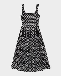Russely Jacquard Knit Mini Dress