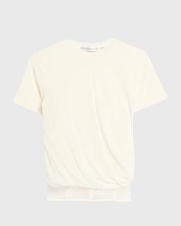 Coiled Jersey Corset Tee