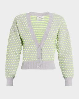 Henjoy Jacquard Cardigan