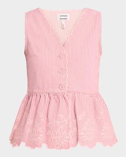 Lana Embroidered Sleeveless Top