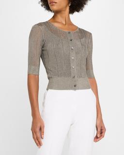 Rue Metallic Rib Tank Top