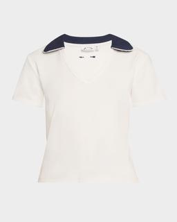 Jacobs V-Neck Collared Polo